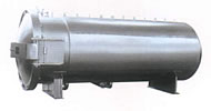 Horizontal  type sterilizing boiler